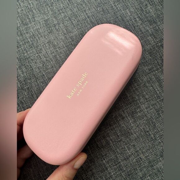 Kate Spade New York Women's Sunglass Eyeglass Case Pink and Green - Picture 2 of 10